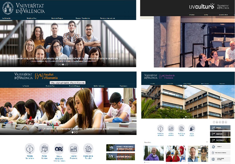 Captura de pantalla de la web
